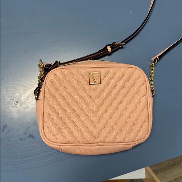 Victoria's Secret Handbags - Pink Quilted Crossbody Bag